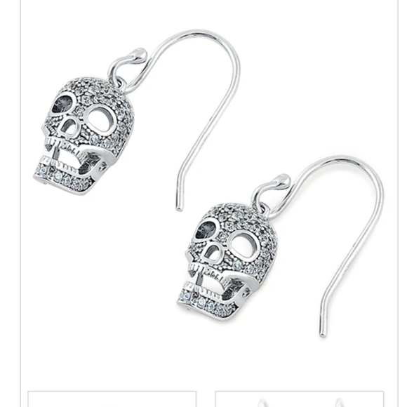 Vvegasbabysilver& gold Jewelry - Skull earrings